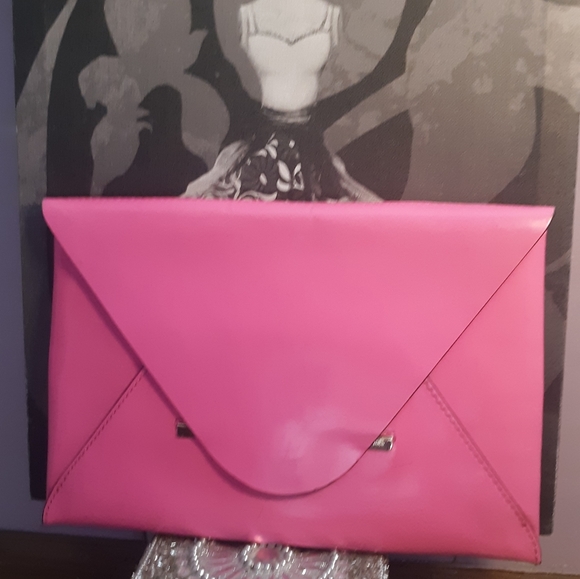 hot pink clutch